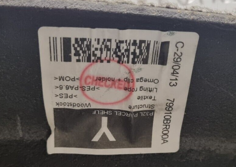 NISSAN QASHQAI J10 MK1 2007-2013 GENUINE REAR PARCEL SHELF LUGGAGE LOAD COVER