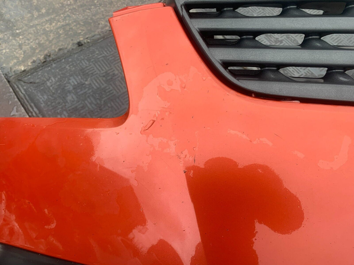 NISSAN QASHQAI J10 2007-2010 PRE-FACELIFT GENUINE FRONT BUMPER ORANGE