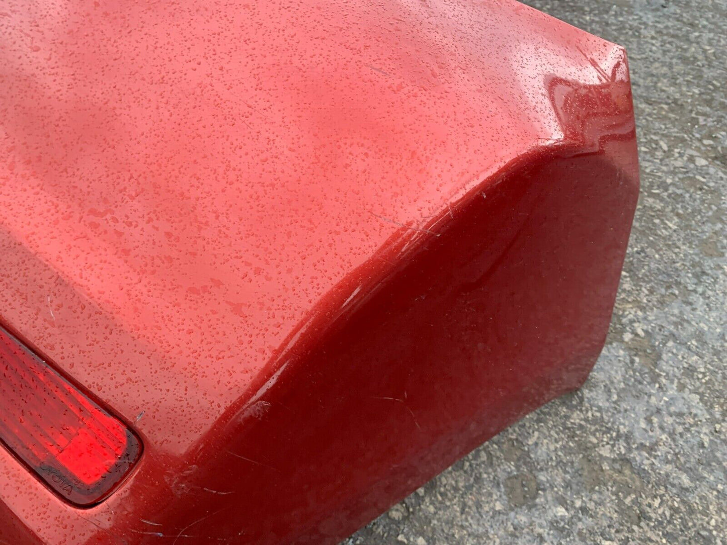 TOYOTA YARIS 2012-2015 PRE-FACELIFT GENUINE REAR BUMPER IN RED