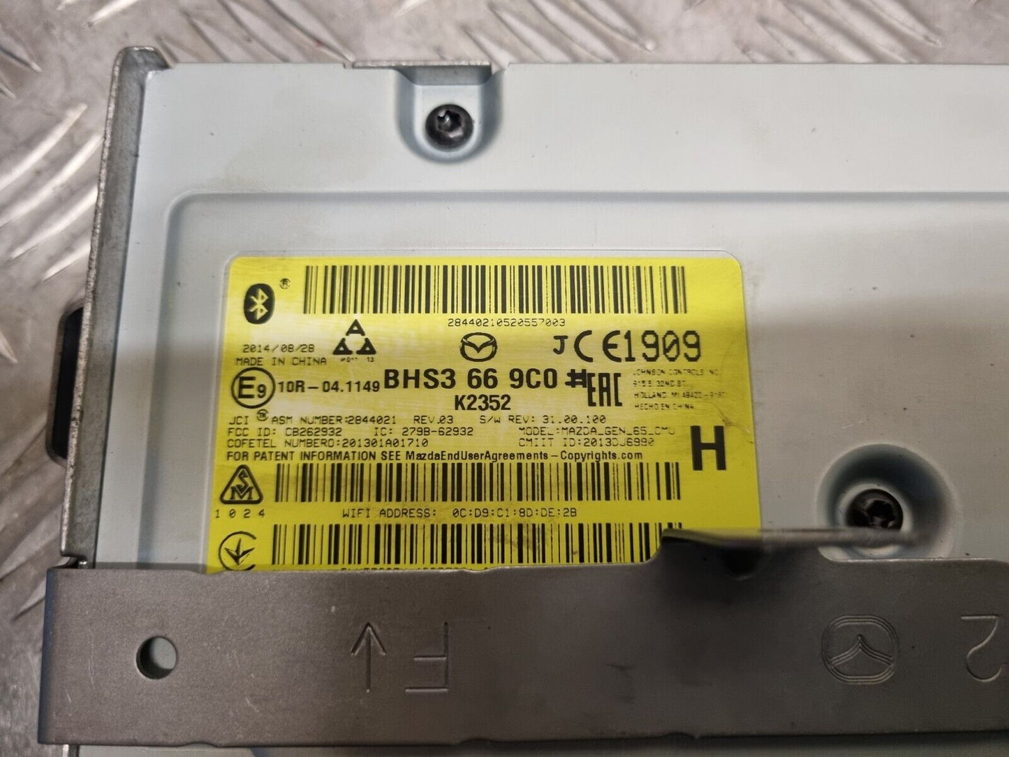 MAZDA 3 (BM/BN) 2014-2018 MK3 GENUINE BLUETOOTH CONTROL MODULE BCM BHS3669C0