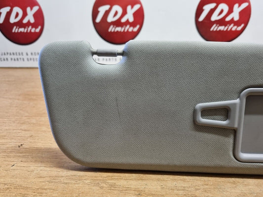 HYUNDAI VELOSTER FS MK1 2011-2017 GENUINE DRIVERS SIDE SUN VISOR ASSEMBLY GREY