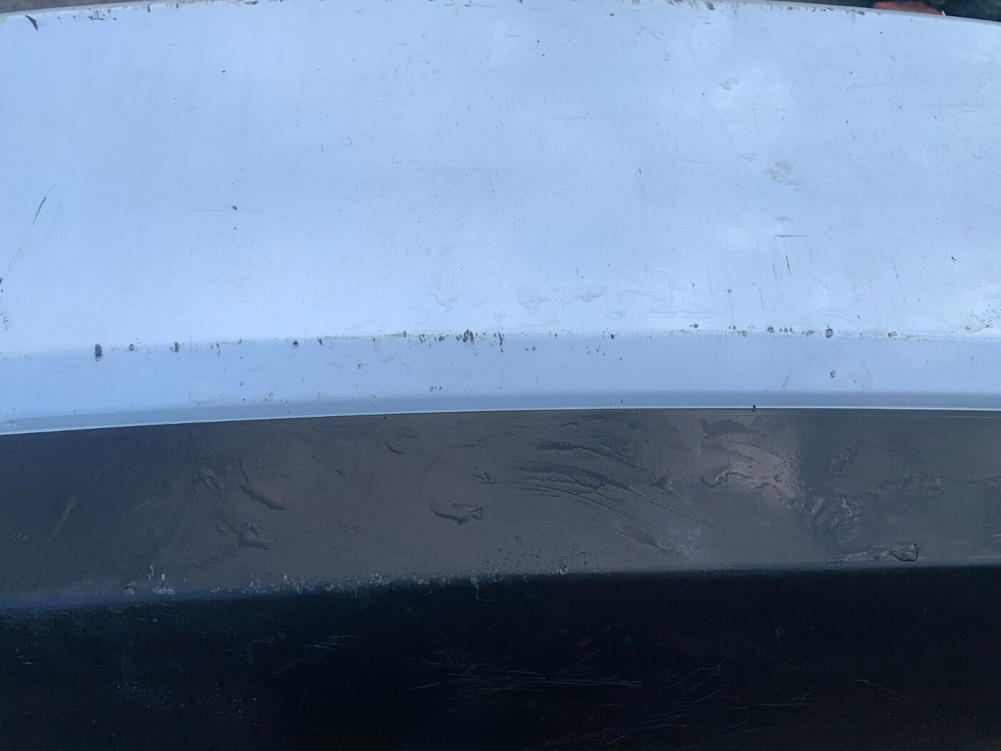 MAZDA 6 MK3 2014-2017 SALOON PRE-FACELIFT GENUINE REAR BUMPER WHITE