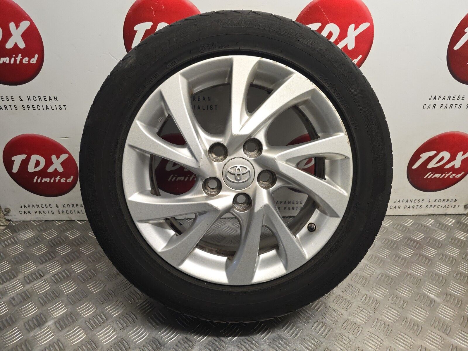 TOYOTA AURIS MK2 E180 2012 2018 16 INCH GENUINE ALLOY WHEEL 4 8MM 205 toyota-auris-mk2-e180-2012-2018-16-inch-genuine-alloy-wheel-4-8mm-205
