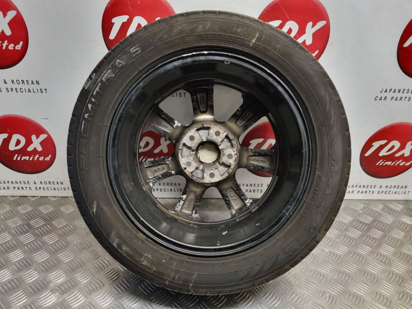 HYUNDAI IX20 2010-2019 16" INCH DIAMOND CUT ALLOY WHEEL 7MM 205/55/16 529101K650