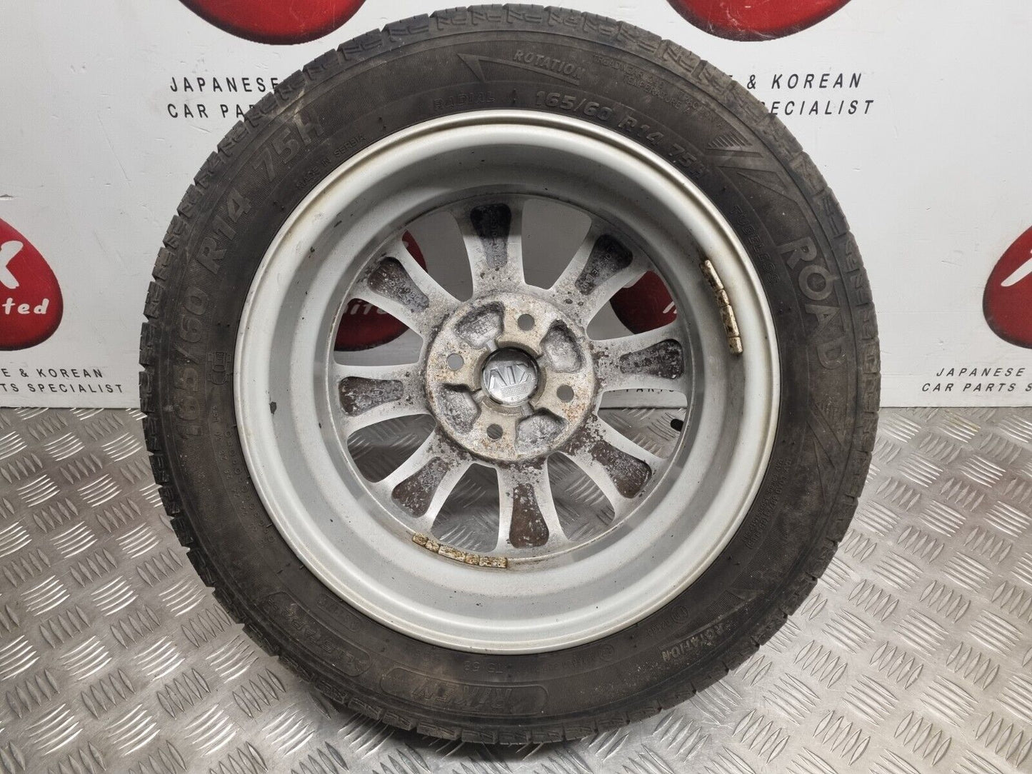 KIA PICANTO TA 2011-2017 14" INCH GENUINE ALLOY WHEEL 7MM 165/60/14 52910-1Y150