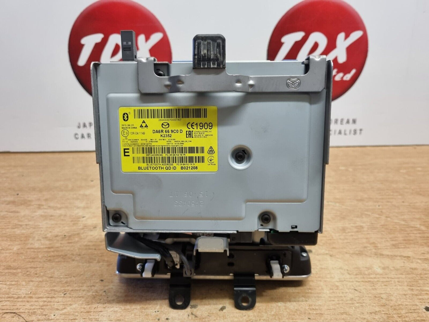 MAZDA 2 MK3 2015-2019 GENUINE SAT NAV STEREO BLUETOOTH HEAD UNIT D09H 611J0A