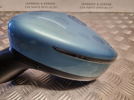 NISSAN NOTE MK2 E12 2013-2017 GENUINE PASSENGERS SIDE INDICATOR BLUE WING MIRROR