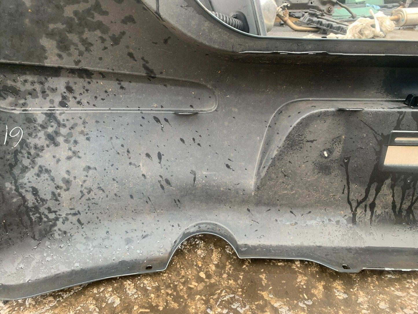 NISSAN MICRA K13 2011-2017 PRE-FACELIFT GENUINE REAR BUMPER GREY