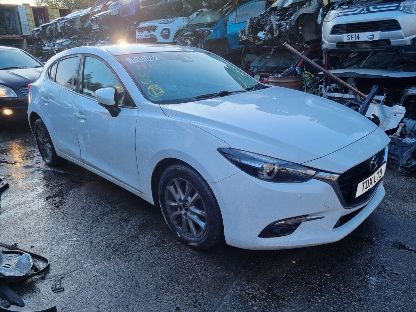 2017 MAZDA 3 SPORT NAV MK3 (BN) 2.2 DIESEL 6 SPEED MANUAL VEHICLE FOR BREAKING