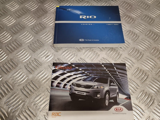 KIA RIO (UB) MK3 2011-2017 GENUINE OWNERS MANUAL HANDBOOK PACK WALLET BOOK