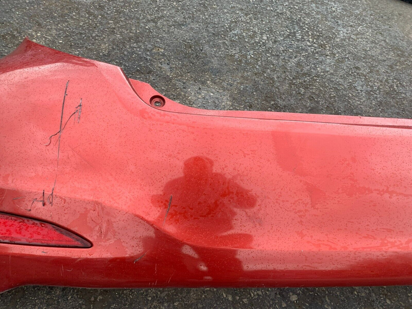 TOYOTA YARIS 2012-2015 PRE-FACELIFT GENUINE REAR BUMPER IN RED