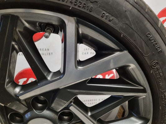 HYUNDAI KONA OS 18 INCH 2017-2022 GENUINE 6MM ALLOY WHEEL 225/45/18 52910-CM300