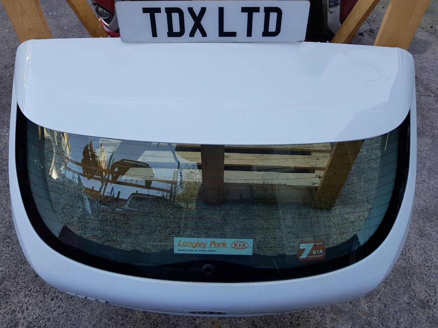 Kia Pro Ceed MK1 3DR Hatchback White Boot Lid Tailgate Shell 2007-2012