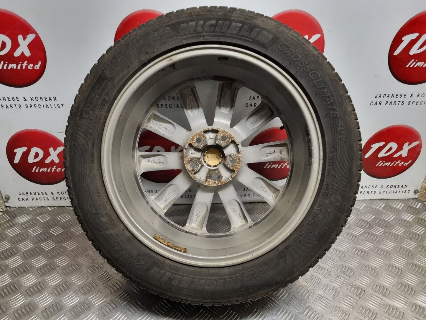 NISSAN QASHQAI J10 2007-2013 18 INCH GREY ALLOY WHEEL 4MM 215/55/18 JD18A