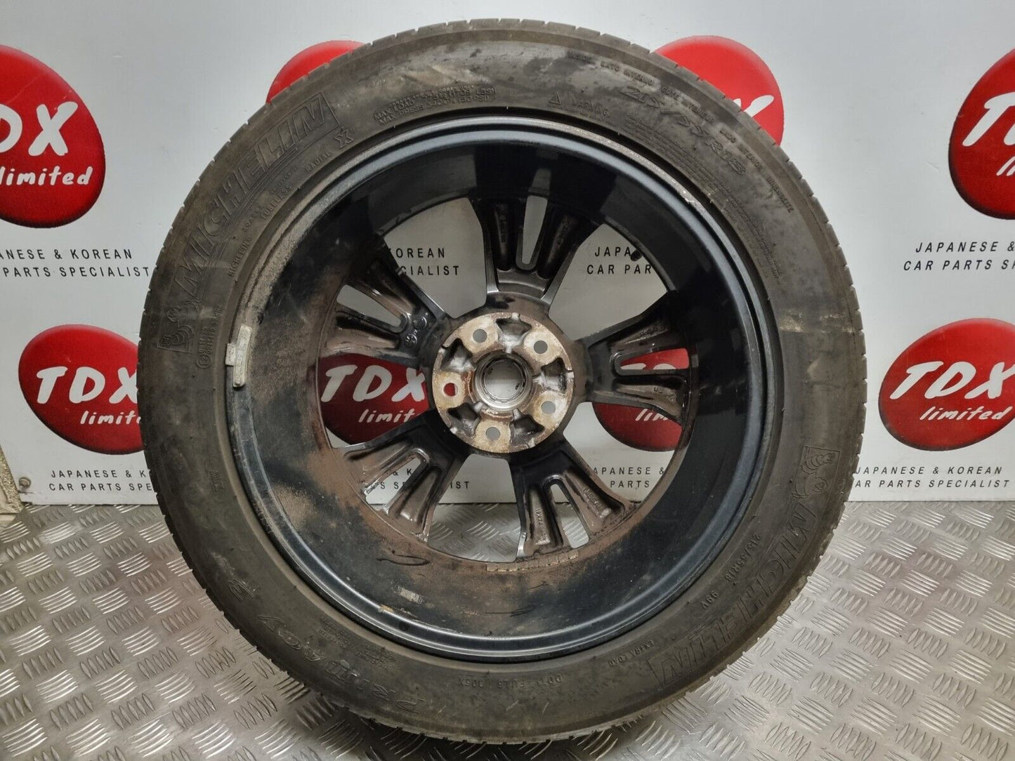 NISSAN QASHQAI J11 2014-2021 18" ALLOY WHEEL + 6MM MICHELIN 215/55/18 HV03BMB94