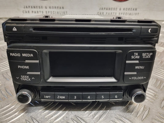 KIA SPORTAGE (QL) MK4 2016-2019 GENUINE CD STEREO MEDIA HEAD UNIT 96170-F1020