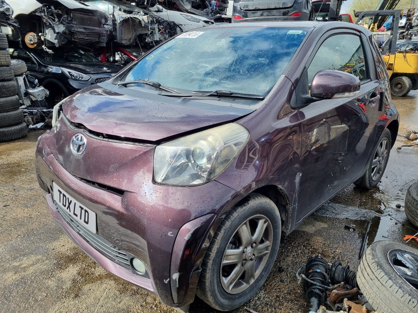 2011 TOYOTA IQ MK1 3DR HATCH 1.0 PETROL 5 SPEED MANUAL VEHICLE FOR BREAKING