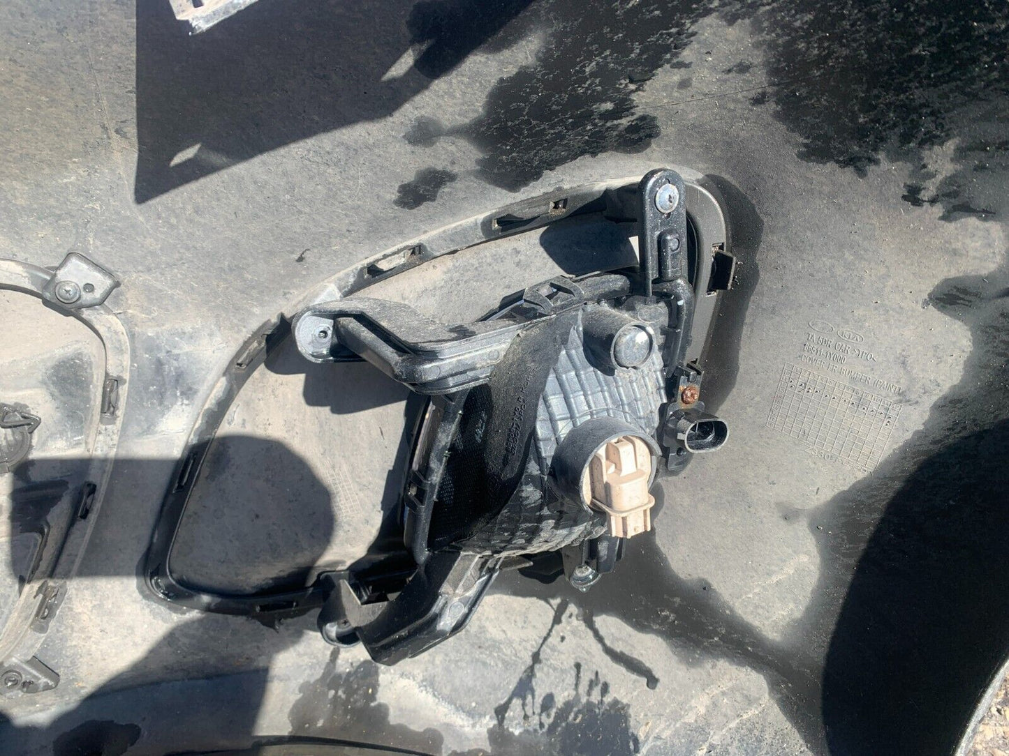 KIA PICANTO MK2 2012-2015 GENUINE FRONT BUMPER GRILLS BADGE FOGLIGHTS