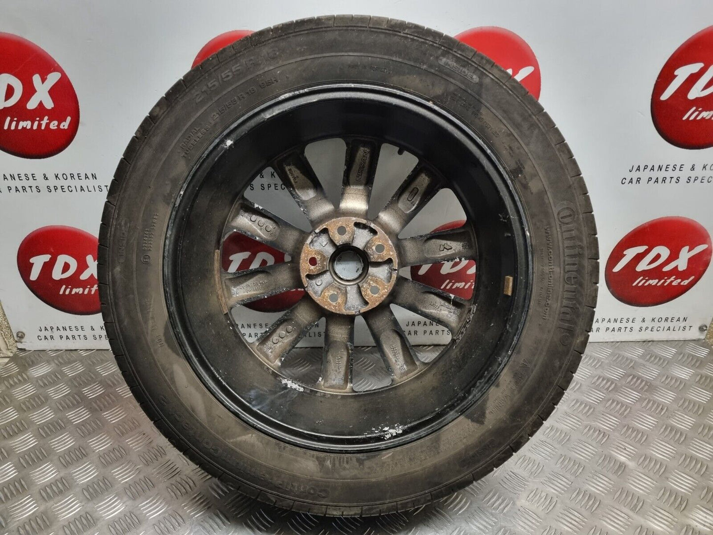 NISSAN QASHQAI J10 2007-2013 18 INCH DIAMOND CUT ALLOY WHEEL 4MM 215/55/18 JD18A