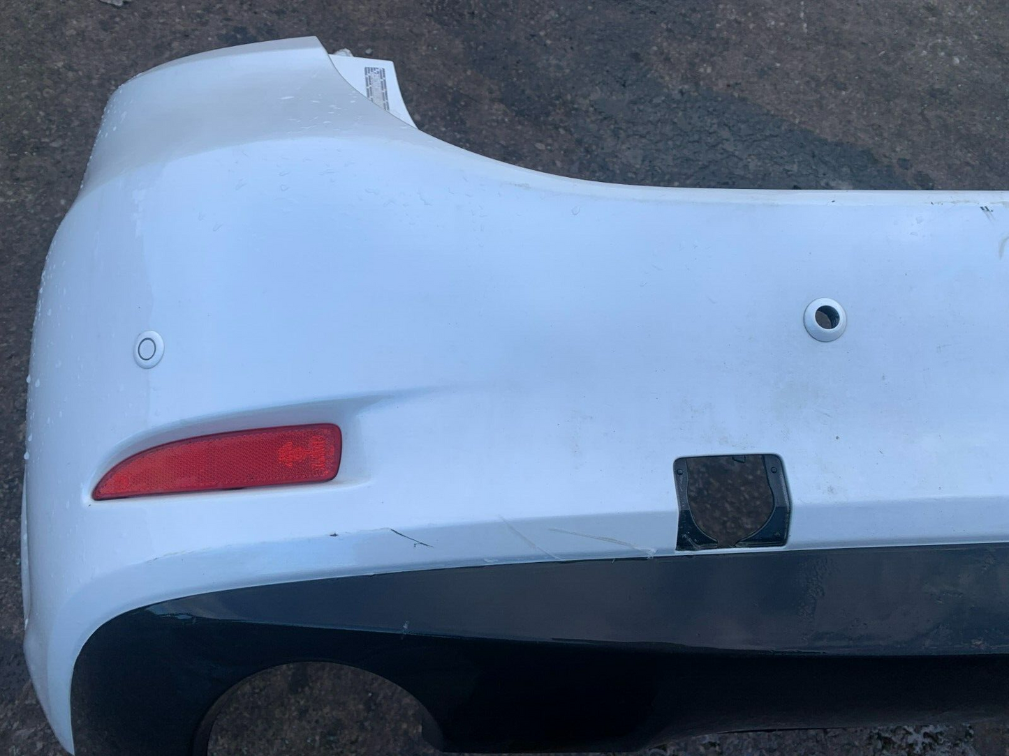 MAZDA 6 MK3 2014-2017 SALOON PRE-FACELIFT GENUINE REAR BUMPER WHITE