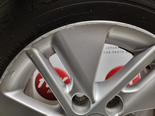 TOYOTA AURIS MK2 E18 2012-2018 15" INCH GENUINE ALLOY WHEEL 7MM TREAD 195/65/15