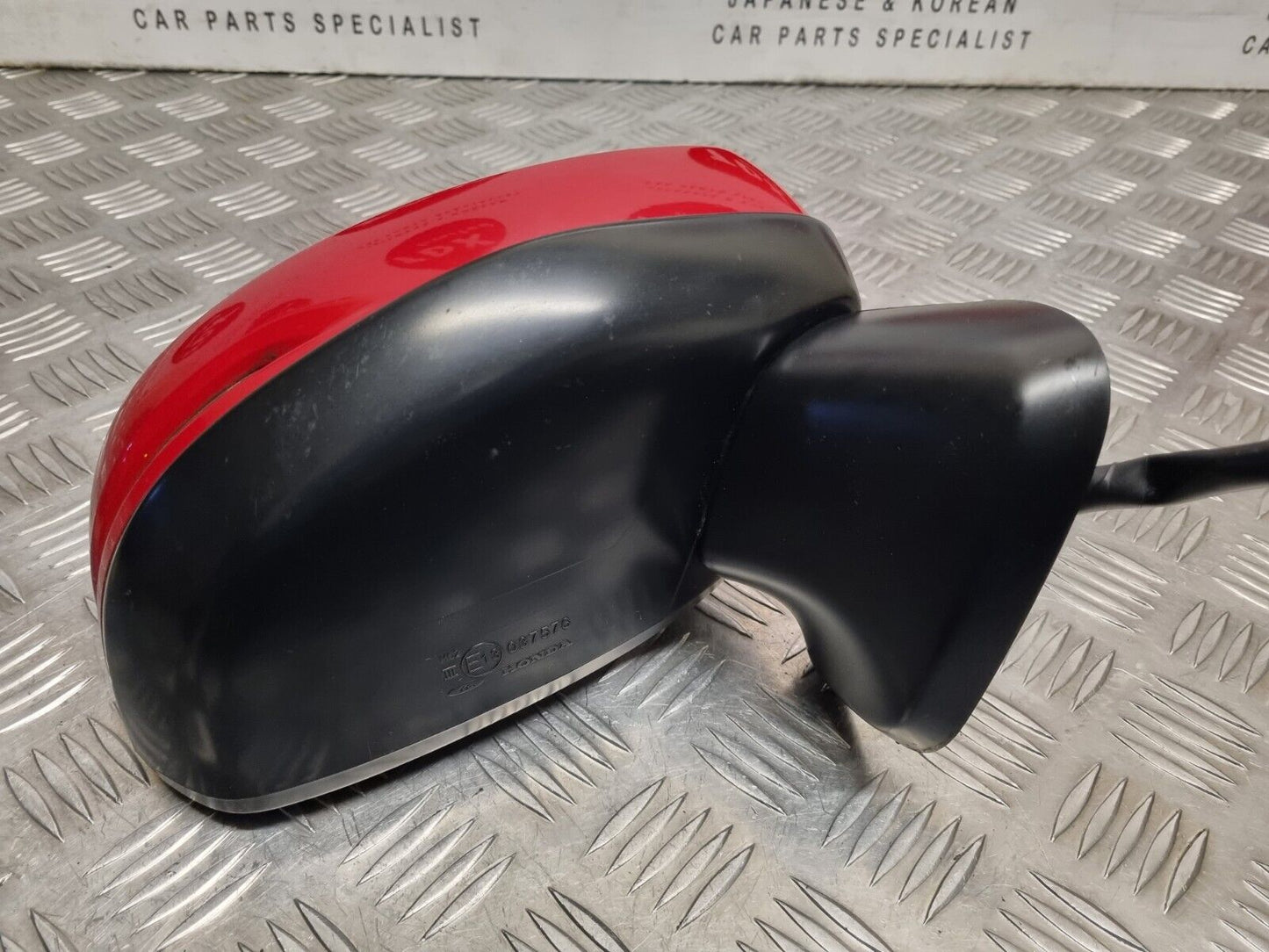HONDA JAZZ MK4 2015-2020 GENUINE DRIVERS SIDE POWER FOLD HEATED WING MIRROR RED
