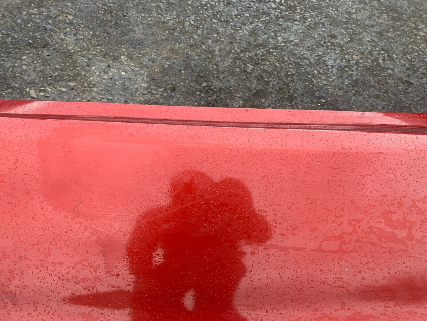 TOYOTA YARIS 2012-2015 PRE-FACELIFT GENUINE REAR BUMPER IN RED