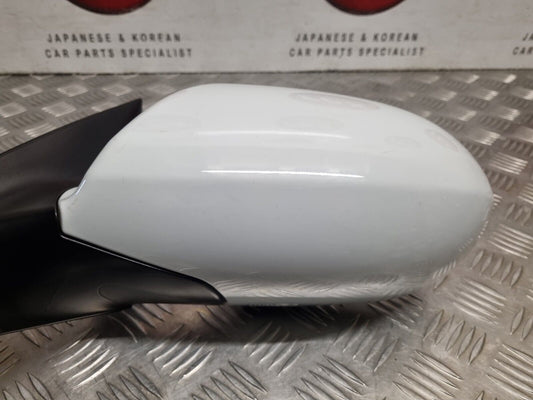 KIA SPORTAGE SL MK3 2010-2015 PASSENGERS SIDE MANUAL FOLD WING MIRROR 87610-3U700 WD SILVER