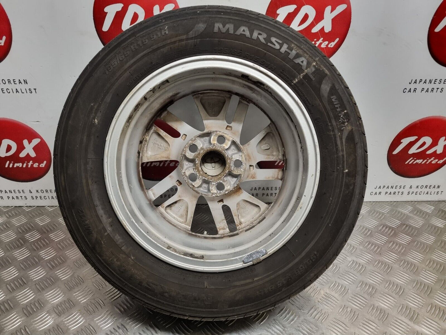 TOYOTA AURIS MK2 E18 2012-2018 15" INCH GENUINE ALLOY WHEEL 7MM TREAD 195/65/15