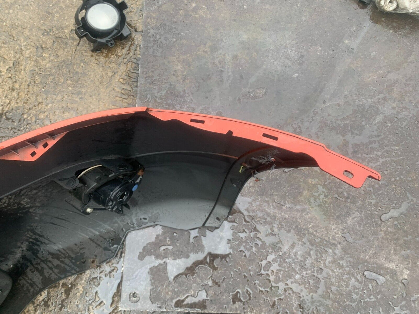 NISSAN QASHQAI J10 2007-2010 PRE-FACELIFT GENUINE FRONT BUMPER ORANGE