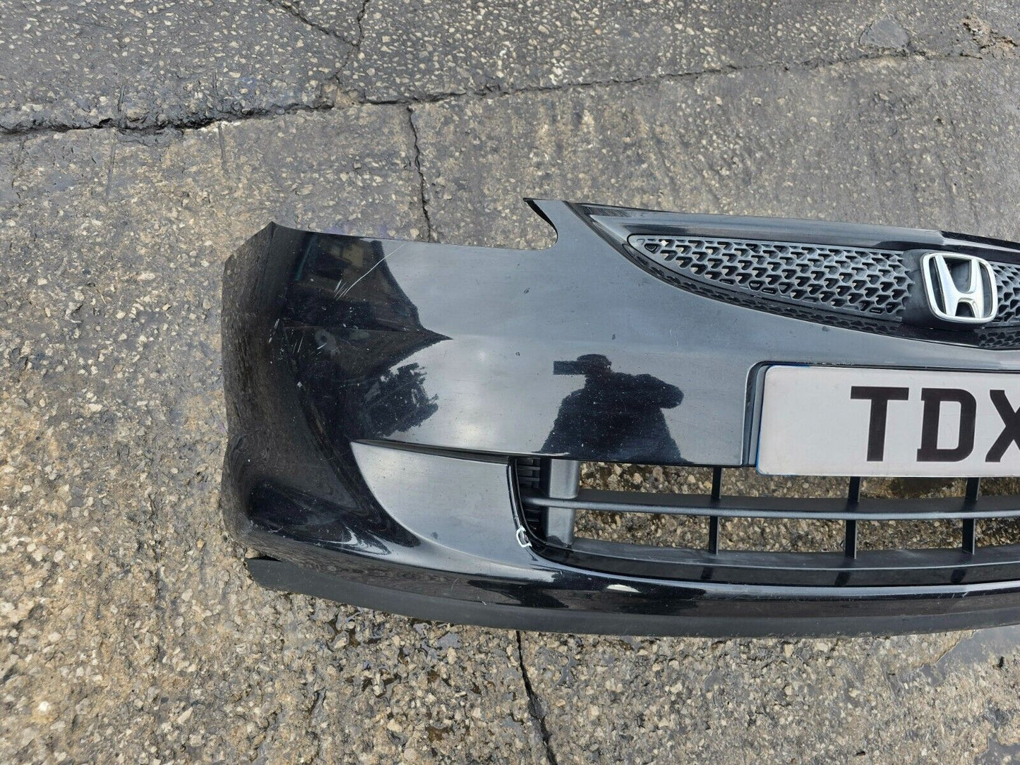 HONDA JAZZ 2003-2006 PRE-FACELIFT GENUINE FRONT BUMPER IN BLACK