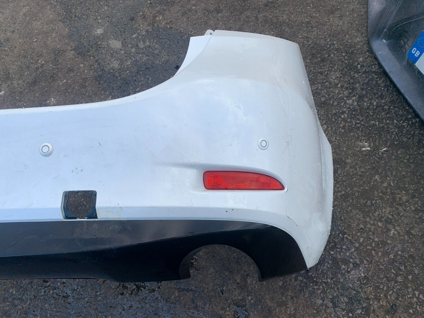 MAZDA 6 MK3 2014-2017 SALOON PRE-FACELIFT GENUINE REAR BUMPER WHITE