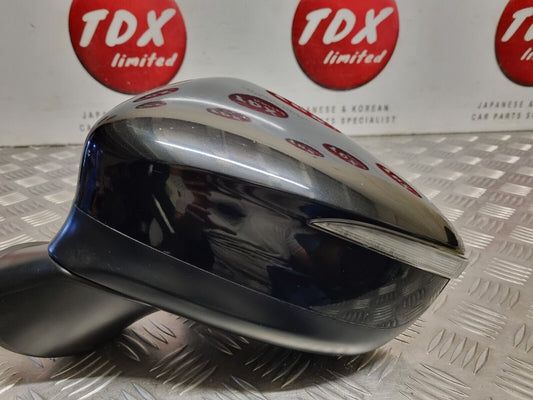 MAZDA CX-3 2015-2020 GENUINE PASSENGERS SIDE POWER FOLD WING MIRROR 41W BLACK