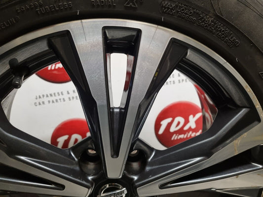 NISSAN QASHQAI J11 2014-2021 18" ALLOY WHEEL + 6MM MICHELIN 215/55/18 HV03BMB94