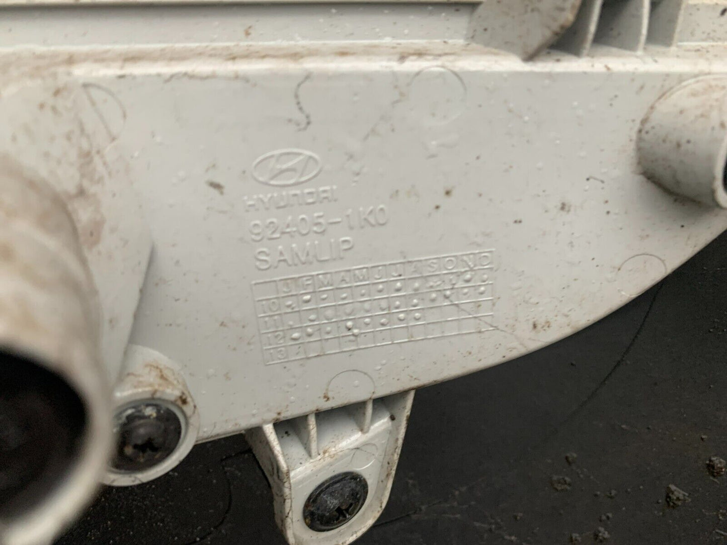 HYUNDAI Ix20 2010-2015 PRE-FACELIFT GENUINE REAR BUMPER IN BLUE