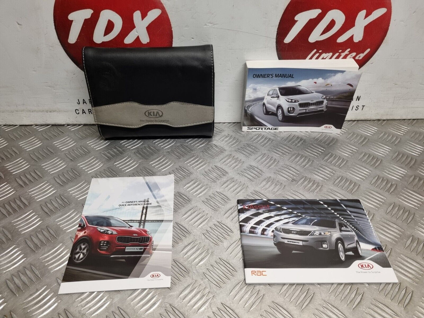 KIA SPORTAGE 2010-2015 GENUINE OWNERS MANUAL HANDBOOK PACK WALLET BOOK