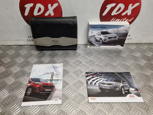 KIA SPORTAGE 2010-2015 GENUINE OWNERS MANUAL HANDBOOK PACK WALLET BOOK