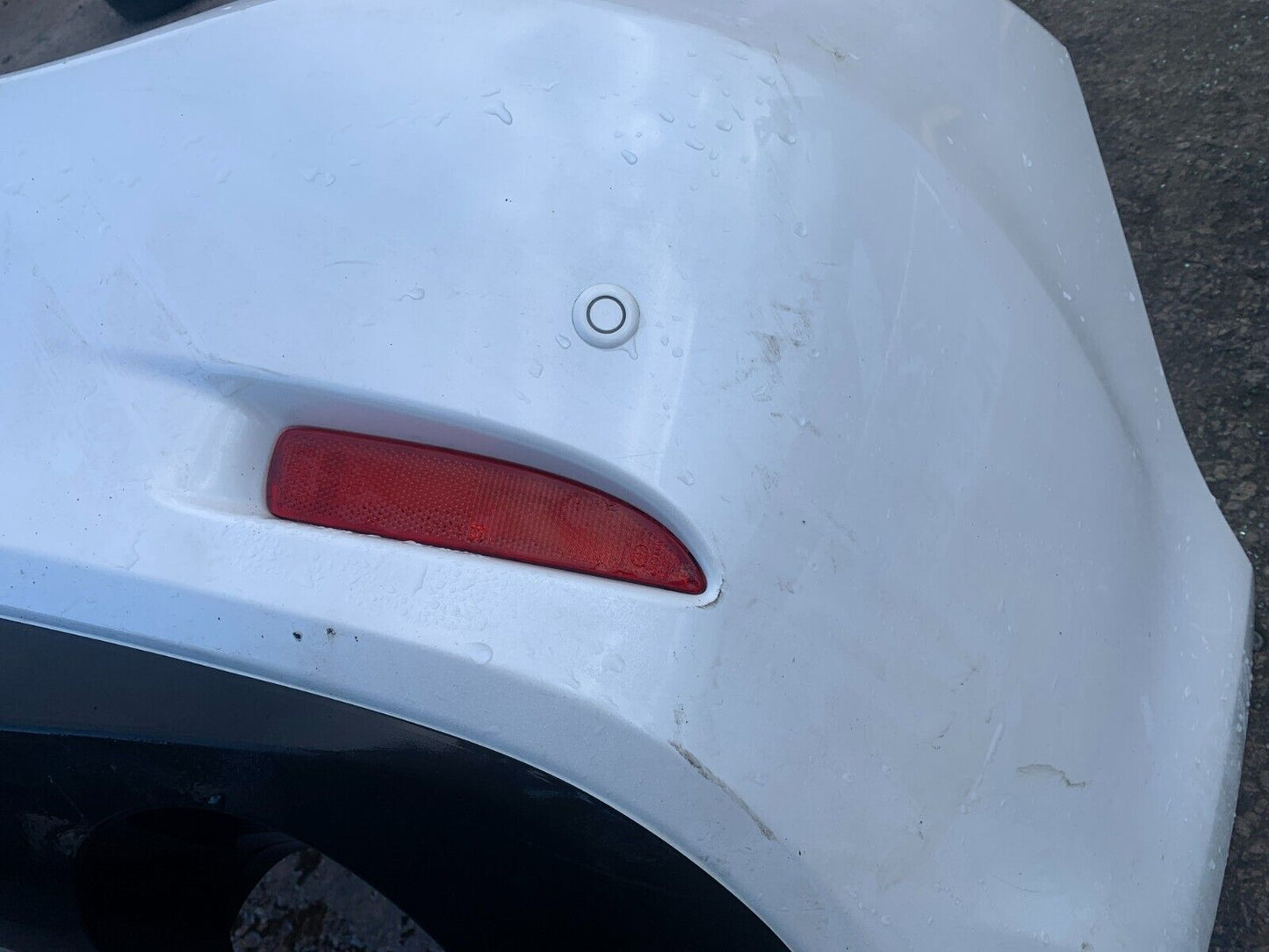 MAZDA 6 MK3 2014-2017 SALOON PRE-FACELIFT GENUINE REAR BUMPER WHITE