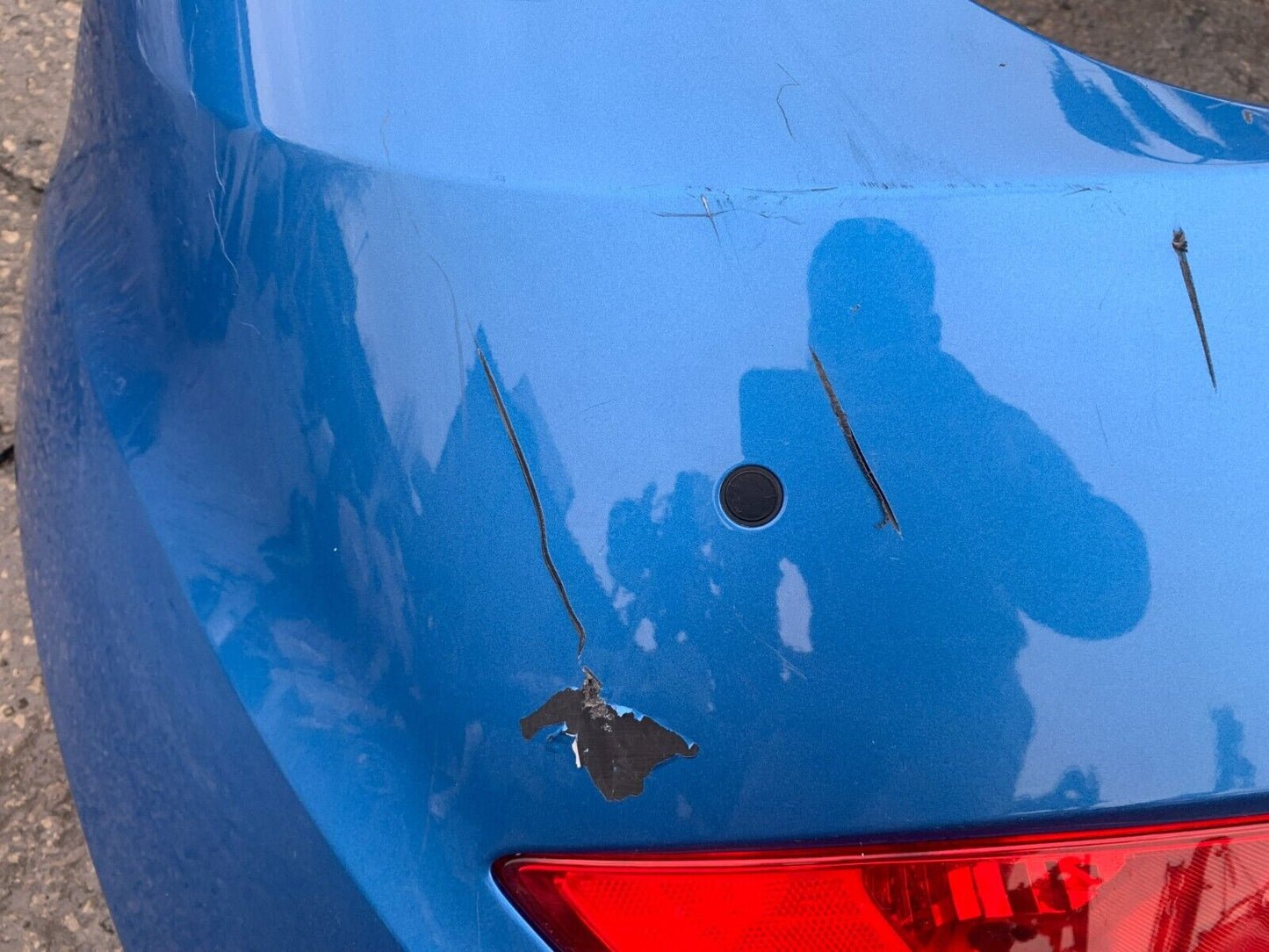 HYUNDAI IX20 2010-2015 PRE-FACELIFT GENUINE REAR BUMPER IN BLUE