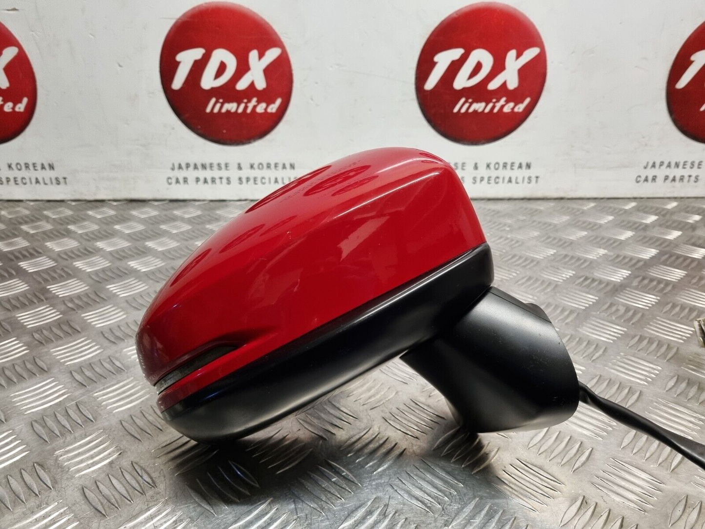 HONDA JAZZ MK4 2015-2020 GENUINE DRIVERS SIDE POWER FOLD HEATED WING MIRROR RED