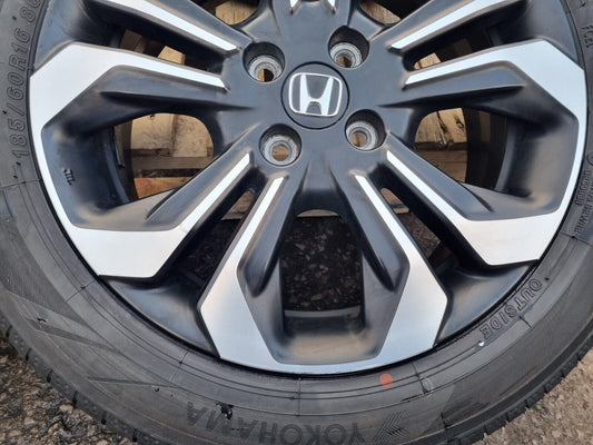 HONDA JAZZ 2020-2023 16" INCH DIAMOND CUT ALLOY WHEEL SET 185/60/16 TZA16060B