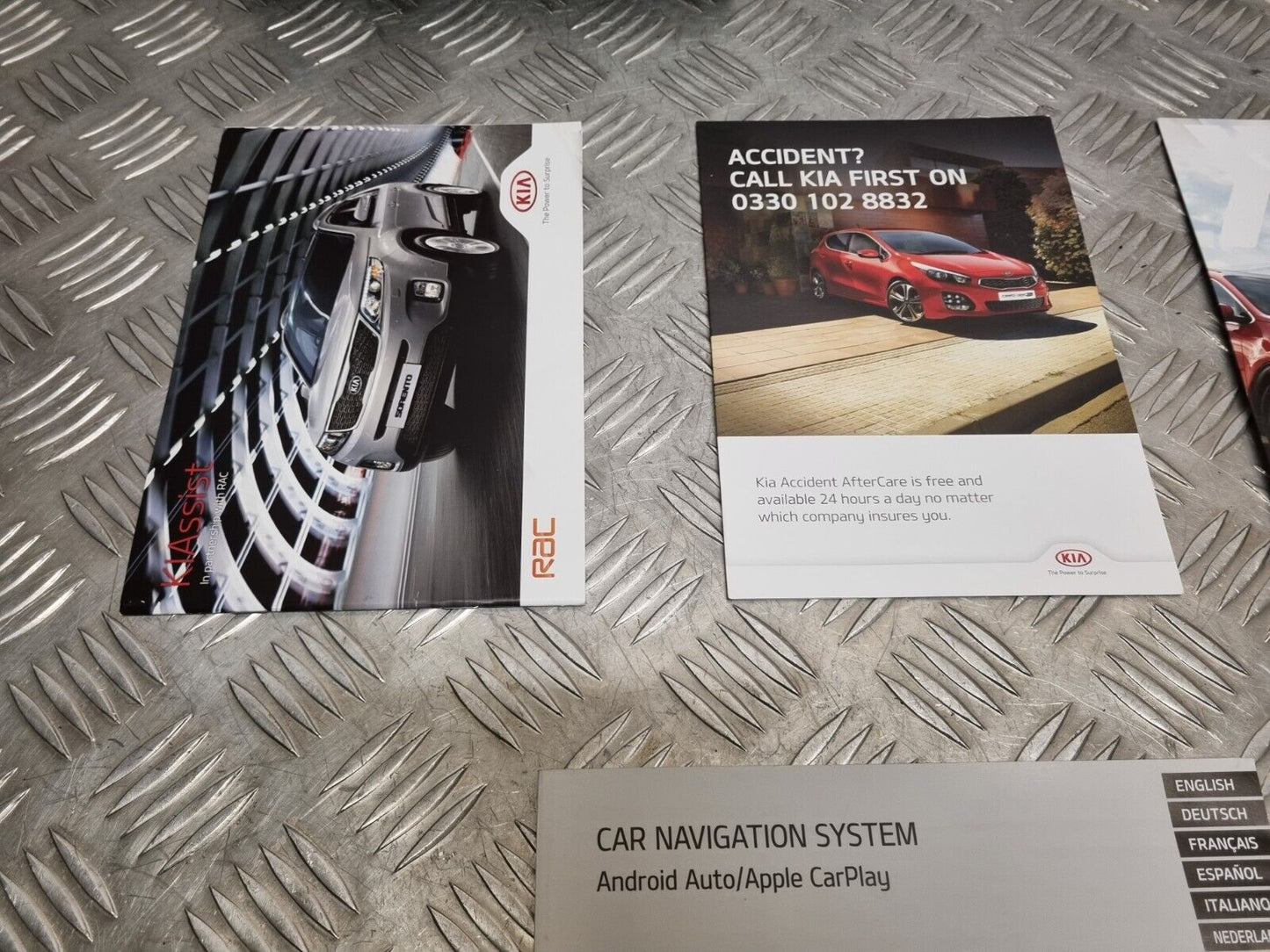KIA SPORTAGE QL/QLe MK4 2016-2022 GENUINE OWNERS MANUAL HAND BOOK PACK WALLET
