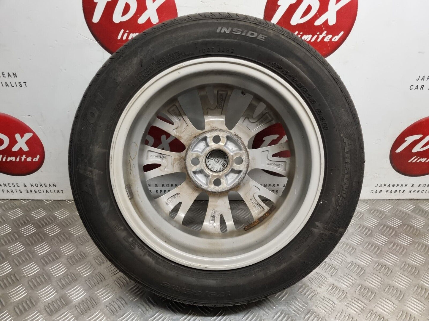 TOYOTA YARIS MK3 2017-2020 15 INCH GREY ALLOY WHEEL 175/65/15 3MM 5J 42611-0DG70