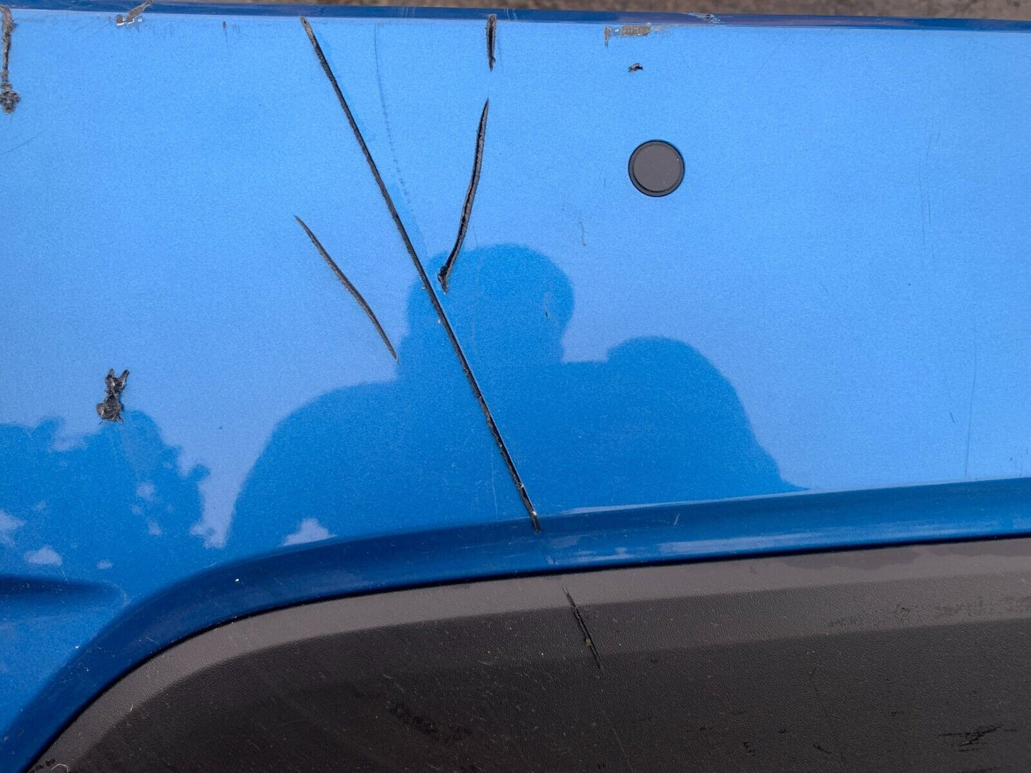 HYUNDAI IX20 2010-2015 PRE-FACELIFT GENUINE REAR BUMPER IN BLUE