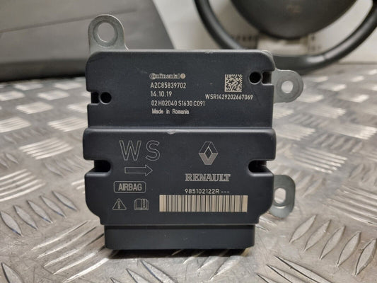 DACIA SANDERO 2012-2020 GENUINE AIRBAG KIT MODULE STEERING WHEEL A2C85839702