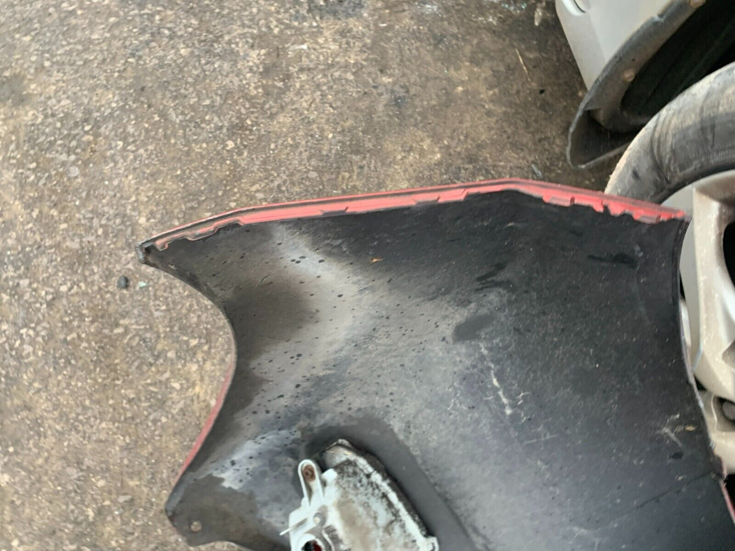 TOYOTA YARIS 2012-2015 PRE-FACELIFT GENUINE REAR BUMPER IN RED
