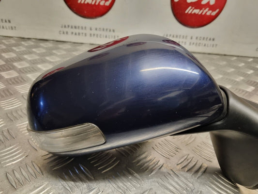 TOYOTA AURIS MK1 FACELIFT 2010-2012 GENUINE DRIVERS POWER FOLD WING MIRROR BLUE