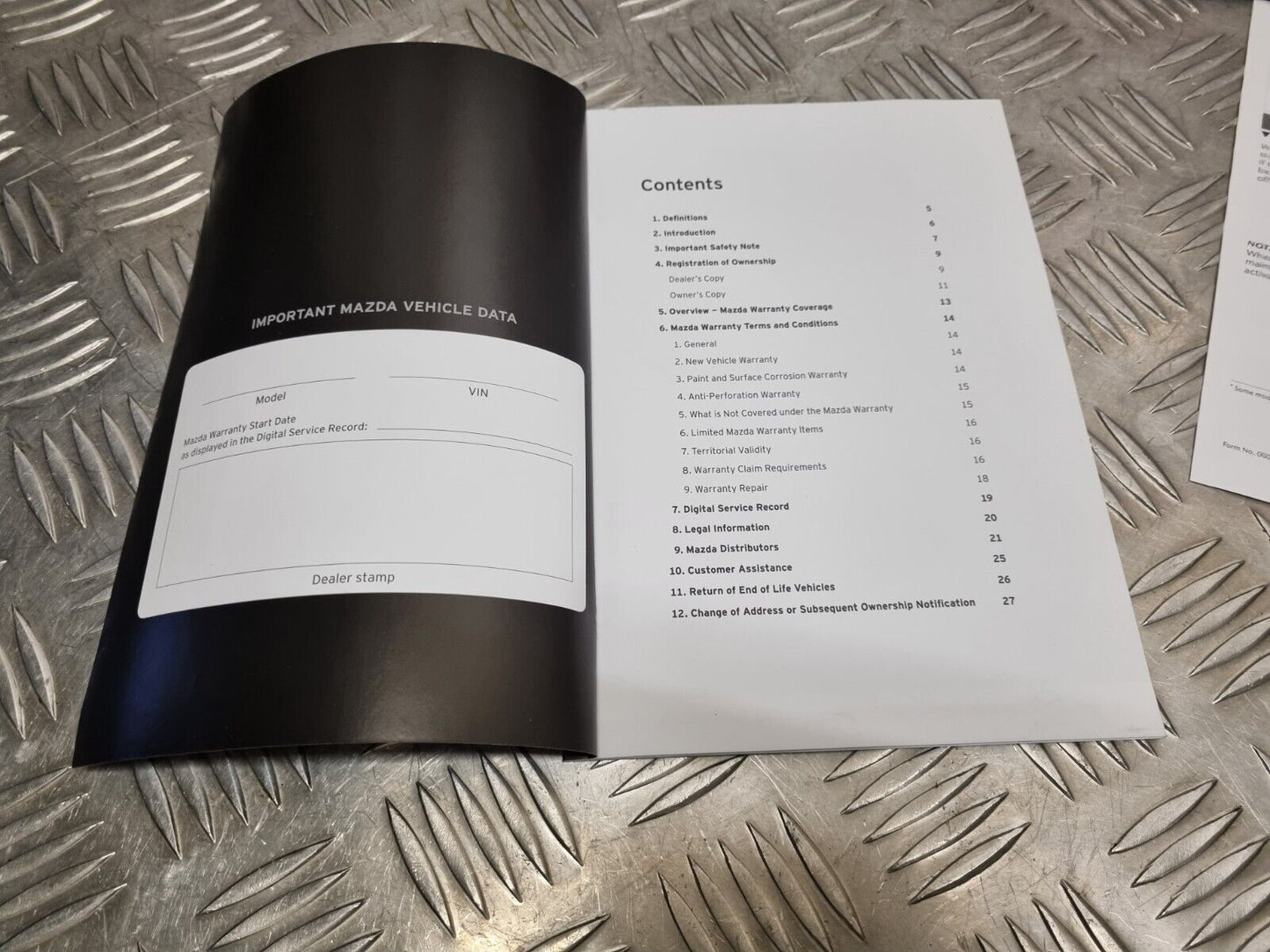 MAZDA 3 (BP) MK4 2019-2023 GENUINE OWNERS MANUAL HANDBOOK BOOK PACK WALLET
