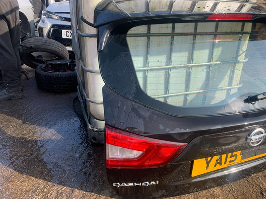 NISSAN QASHQAI J11 2014-2018 GENUINE PRE-FACELIFT COMPLETE TAILGATE/BOOT BLACK