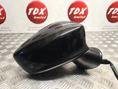 Mazda 3 (BM) MK3 2014-2016 Genuine Drivers Side Power Fold Wing Mirror 41W Black - photo 1 of 10
